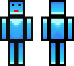 blue mix box man
