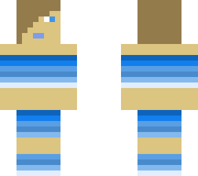 blue swim suit