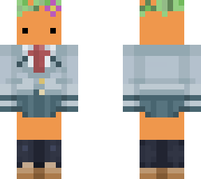 carrot in a ua girl outfit
