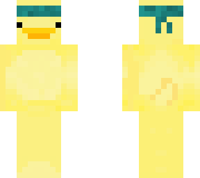 chicken with teal bandana