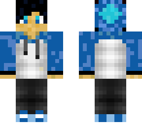 chico anime azul