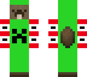 creeper beaver w/ tnt arms