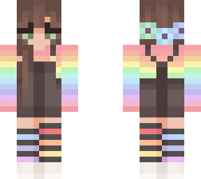 cute rainbow girl