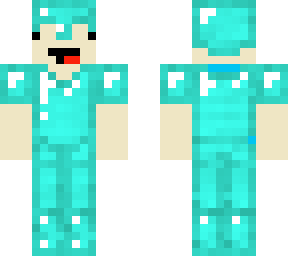 derp in full diamond armor
