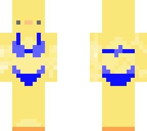 duck bikini blue