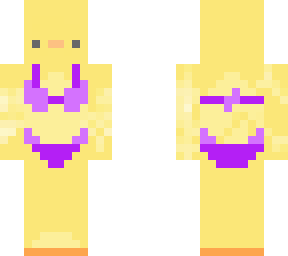 duck bikini purple
