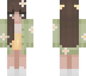 green cardigan