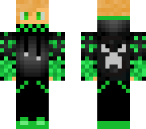 green guy with creeper back