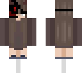 half mask devil girl