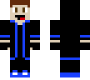 happy blue boy