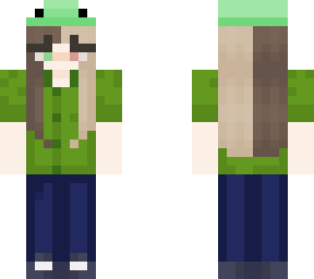 my skin with frog hat