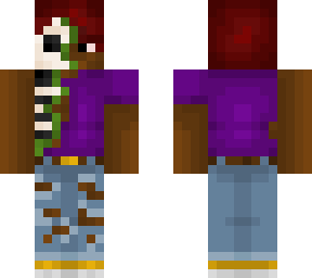 nonbinary zombified-piglin-inspired skin