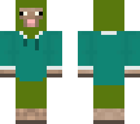 olive green sheep (simple)