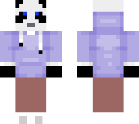 panda skin in hoodie and also for my friend (: