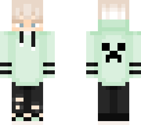 pastel creeper hoodie