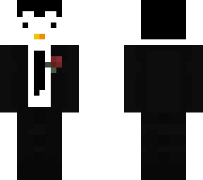 penguin in suit