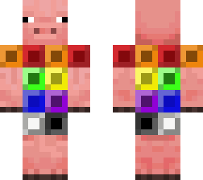 pig with a tile shirt