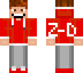 red hoodie