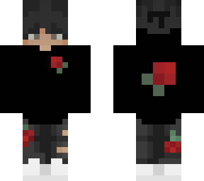 rose on back
