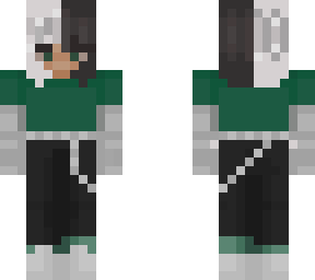 skater girl edit with short/split dye hair