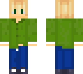 skin with blond and dark hair