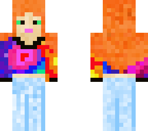 tie dye ginger
