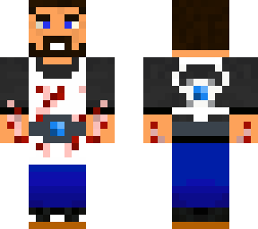 vintagebeef blue belt (remade)