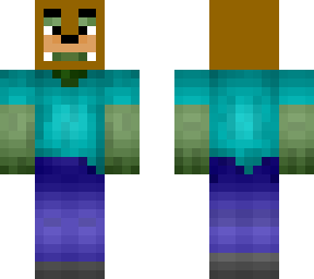 zombie with freddy mask