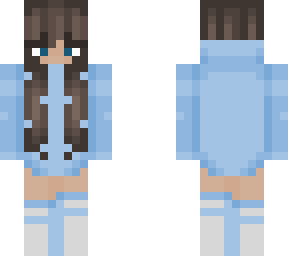 photo Cute Aesthetic Blue Outfit https www minecraftskins com search skin aesthetic blue 1