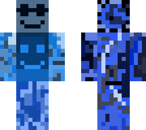 blue skin