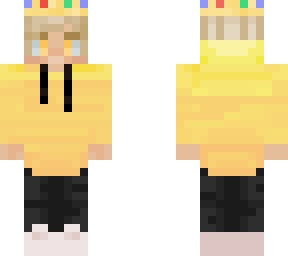 boy with yellow hoodie (crown)