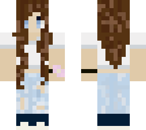brown hair city girl
