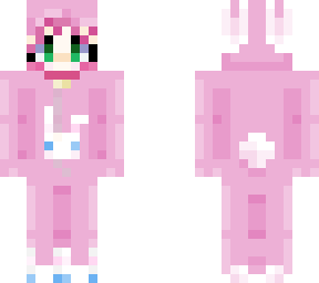 bunny in bunny onsie pjs