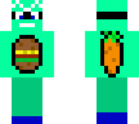 burger carrot  man