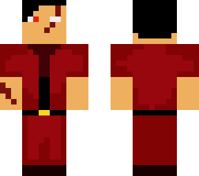 crimson suit