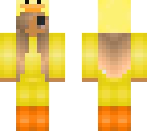 cute girl in ducky pajamas