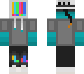 cyan tv hoodie boi