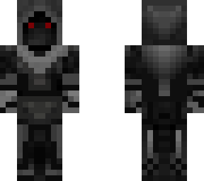 dark assassin with red eyes