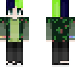 green hair