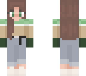 green sweater