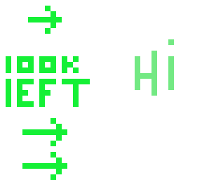 look left