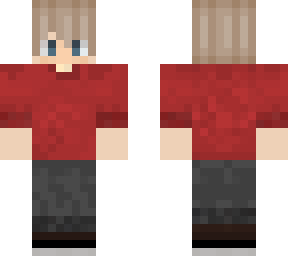 me with  a a red  shirt