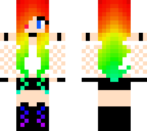 my skin but rainbow!!!!
