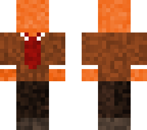 orange cream man in suit