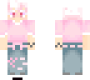pink albino boy