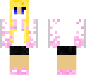 pink pixel hoodie