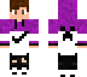 purple/white boy in hoodie