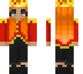 queen with strawberry blonde hair