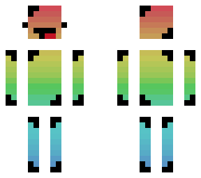 rainbow pastel shading skeppy
