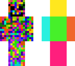 rainbow splatter